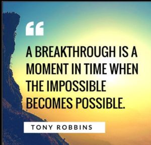 breakthroughs are possible